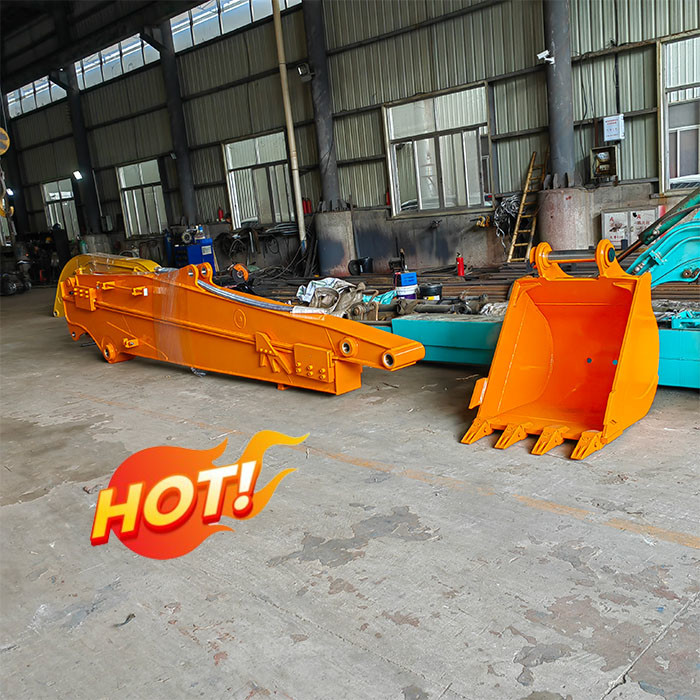 Enhanced Excavator Telescopic Arm With Standard Bucket For Digging Soil