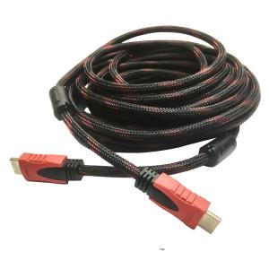 China 10m 1080P 4K High Speed HDMI Cable CCS PVC Nylon Braided on sale