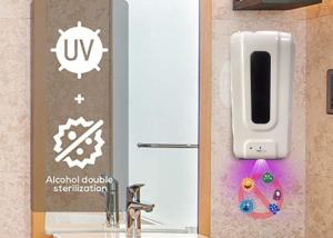 China Plastic Touch Free Automatic Hand Sanitizer Dispenser on sale