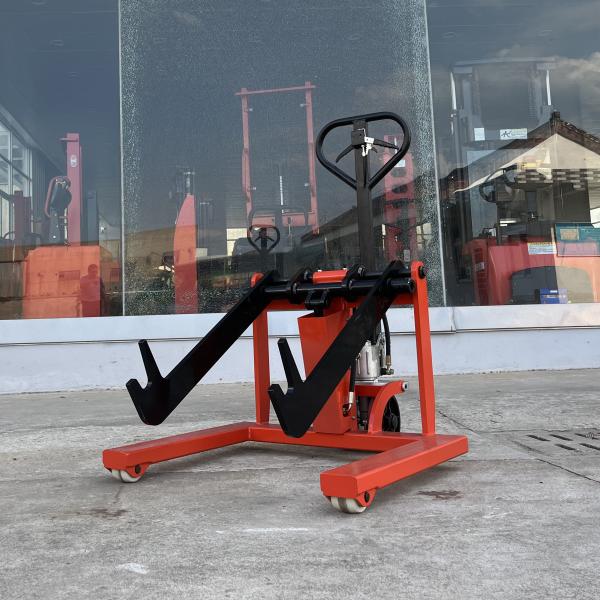 Custom Roll Handling Solutions Electric Semi Electric Stackers For Paper And Packaging Industries