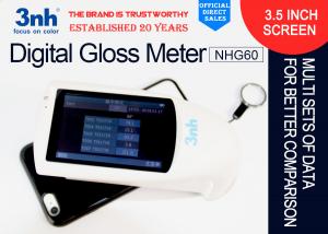 China NHG60 White Architectural coating Gloss Level Meter Digital Gloss Meter 60 Degree 9X15 Measuring Area on sale