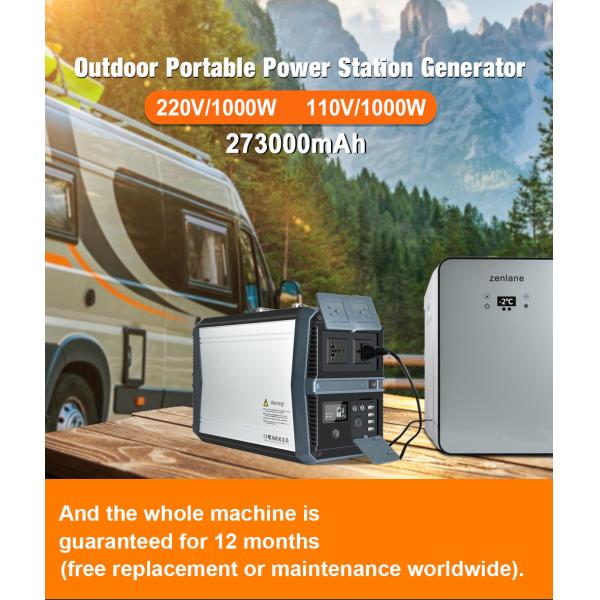 Custom 1010Wh Solar Panel Generator Kit Powerstation 220v