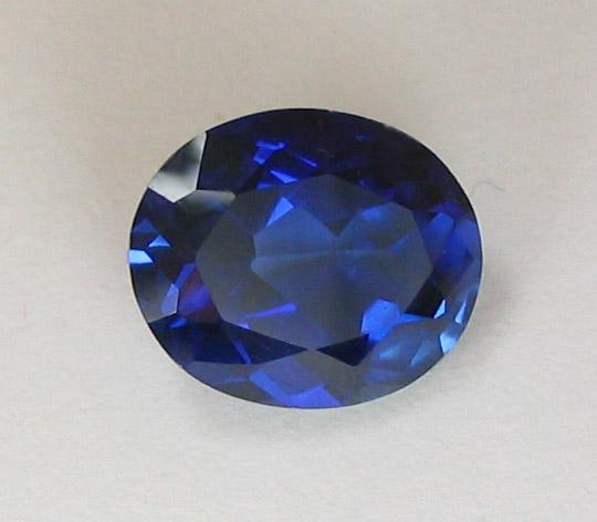 Quality sapphire blue gems synthetic corundum gems for sale