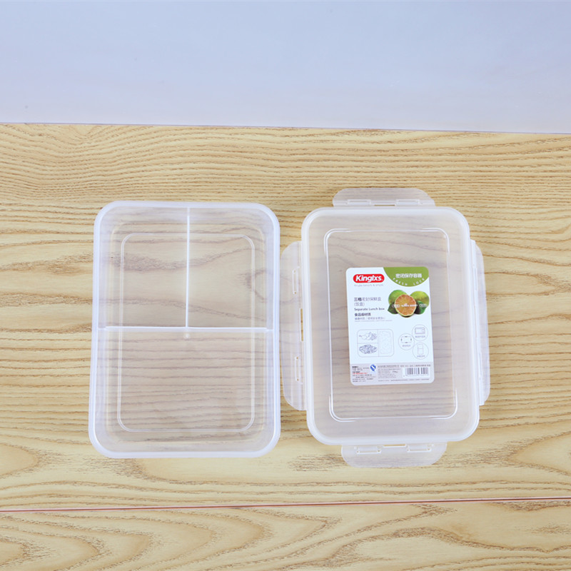 RB PP Transparent Freezer Crisper Box With Lid