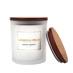 China 8.5cm Bamboo Lids Leak Proof Candle Jars With Colorful Silicon Ring Size Customized on sale