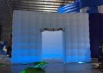 Commercial Oxford Cloth Inflatable LED Photo Booth For Wedding White Color