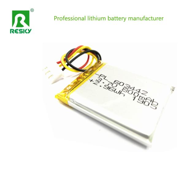 Lithium Polymer Battery Cell 3.7V 603040 750mAh Rechargeable Batteries For 3D Lamp