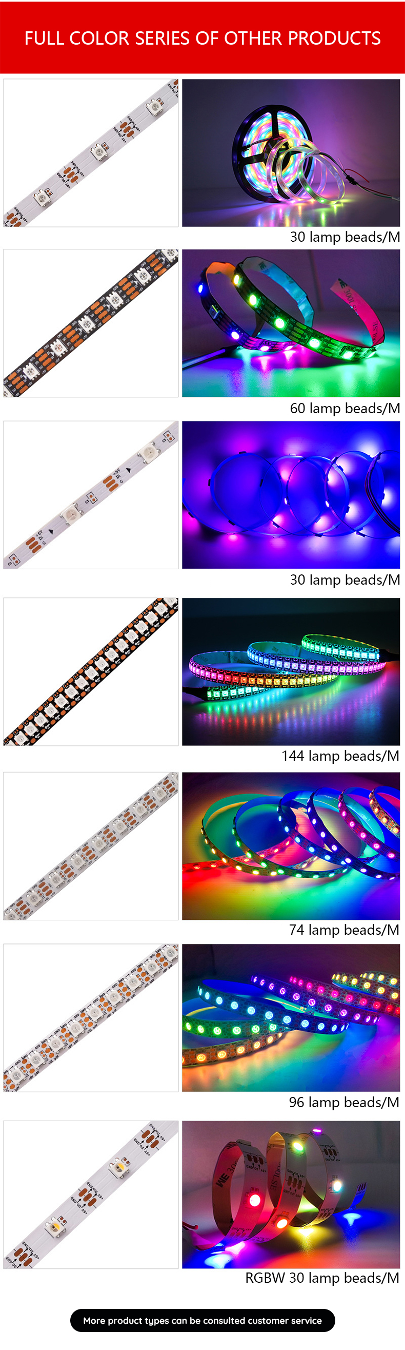 Smart LED Light Strip Controller with Smd 5050 Led Chip and 2-year Working Lifetime