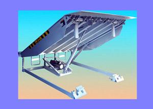 China 10 Tons Hydraulic Loading Dock Leveler With 15 mm Thickness Extension Lip Plate on sale