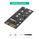 M.2 NGFF SSD to SATA 3 3.0 Adapter Card Converter B B&M Key for 2230 2242 2260