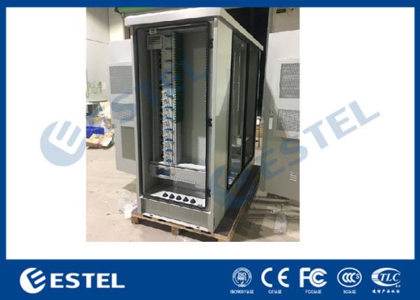 Quality Optical Fiber Distribution 3 Compartments Outdoor Telecom Enclosure for sale