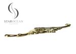 Custom Plated Color ABS Hard Materials Coffin Accessories Simple Design PF11