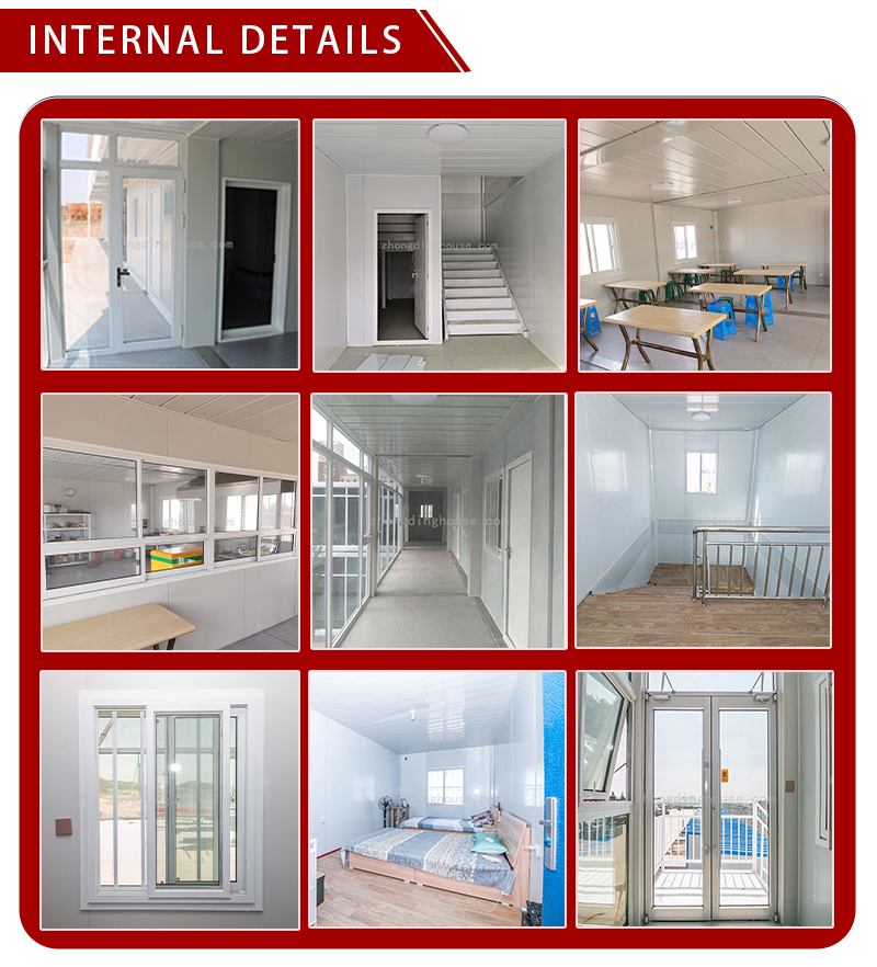 Customized Steel Apartment 20ft 40ft Flat Pack Container Portable Container Home House