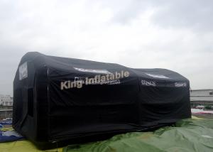 China Camping Rental Inflatable PVC Tent HD Digital Printing With Black PVC Coated Nylon on sale