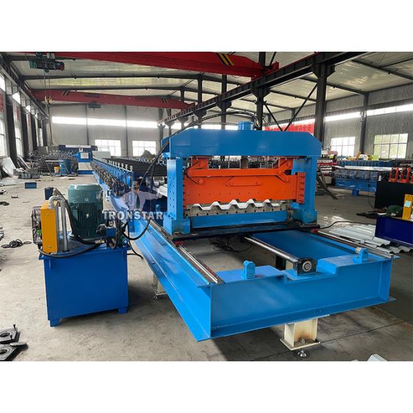 “Flying Tracking Cutting Trapezoidal Color Steel Roof Roll Forming Machine For Saudi Arabia Market High Speed Flying Tracking Cutting Trapezoidal IBR