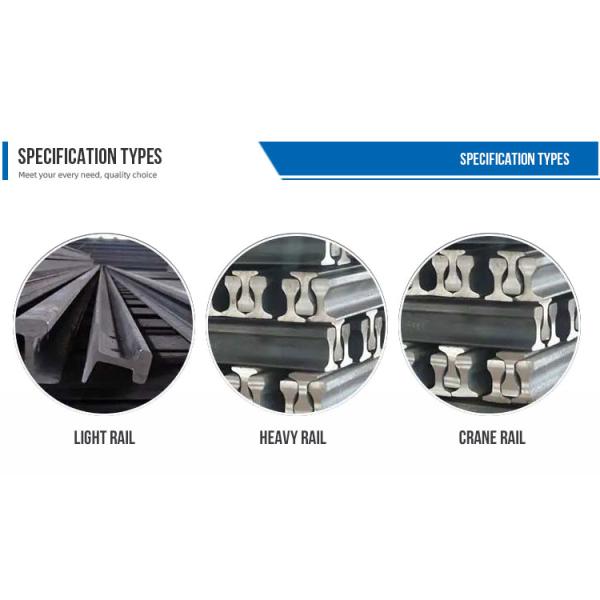 ISO9001 2008 Certificate Railway Rail 55Q Steel Rail 12kg/m Light Steel Train Railway with Customize Request