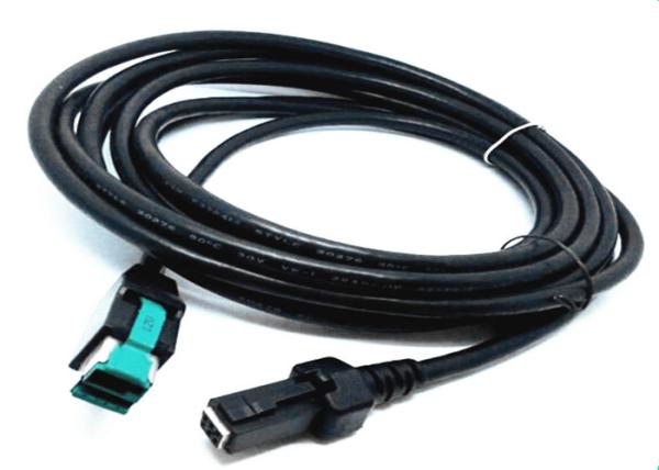 Quality POS System 12V Double Ended USB Cable Copper Core Wire With 3.8M Length for sale
