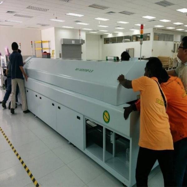 Quality 10 Temperature Zones Solder Reflow Oven / Reflow Soldering Machine RF1020PC for sale