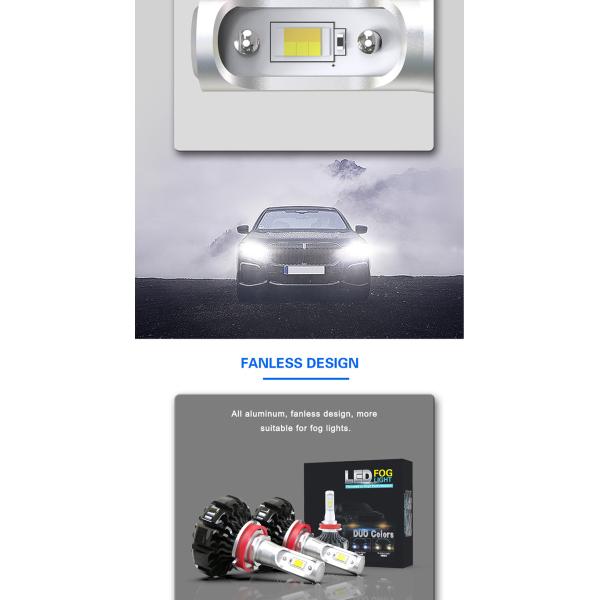 G1 Fanless LED Headlight Bulb , 9003 9004 9005 Led Bulb 6000k