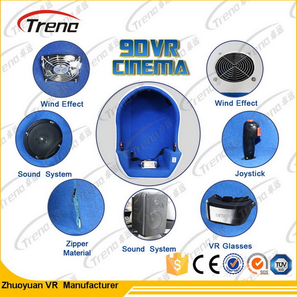 Single Seats 9D Action Cinemas With Shooting Game For Shopping Mall 1