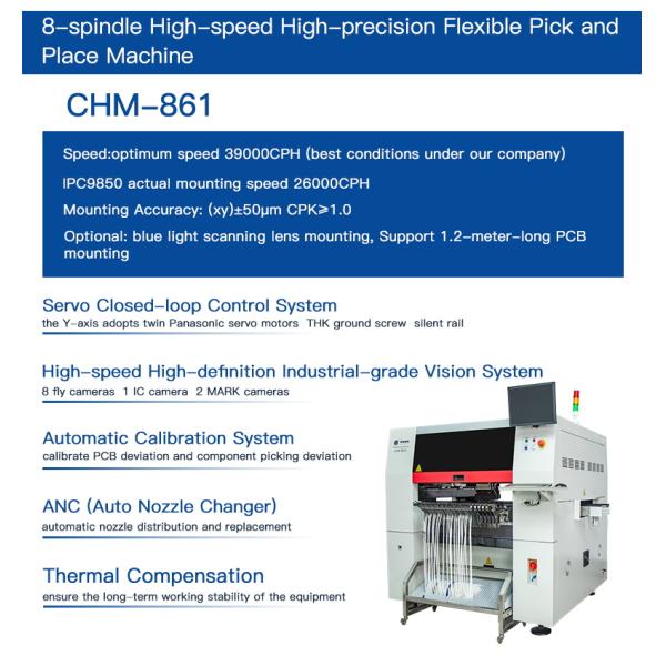 Charmhigh Smt Smd PCB LED Pick And Place Machine High Precision