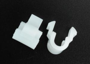 Buy cheap Customized Plastic Injection Molding Products 5mm White Plastic U Clamp product