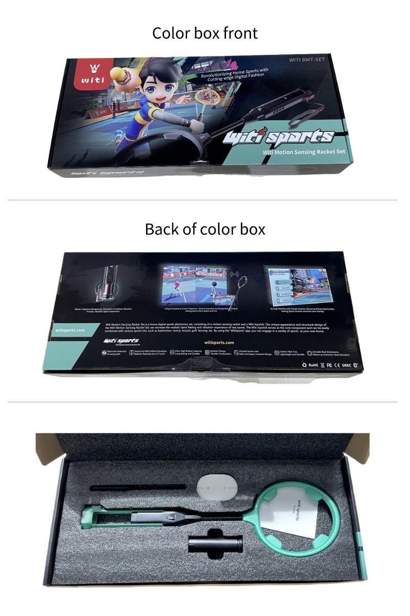 Wireless Controller Smart Home Fitness Equipment Video Game Badminton Racket Set