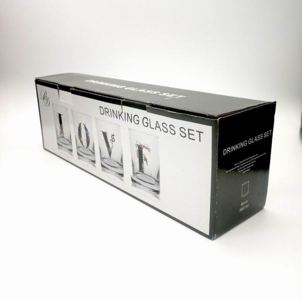 Brands Logo Square Shot Glasses , Wedding Shot Glasses For Sprit Drinking