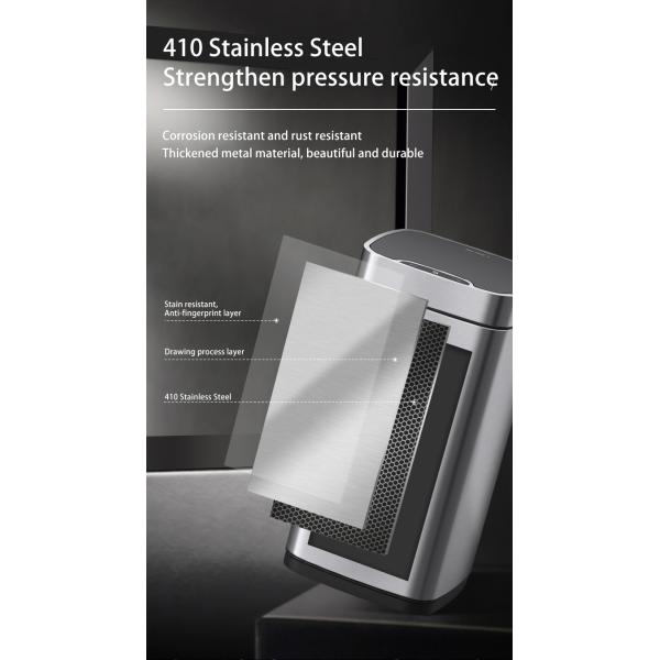 Living Room High-end Light Luxury Modern Induction Toilet with Cover Simple Smart Household Trash Can