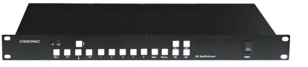 4x1 Multi Viewer Video Scaler Switcher , Presentation Switcher Scaler KVM