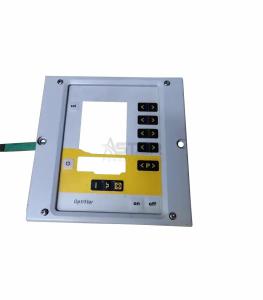 1015218 Front panel with keyboard for CG09 powder coating machine