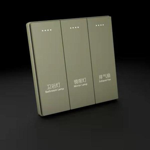 Quality Villa Zigbee Tuya Smart Light Switch Customized Smart Home Wall Switch for sale