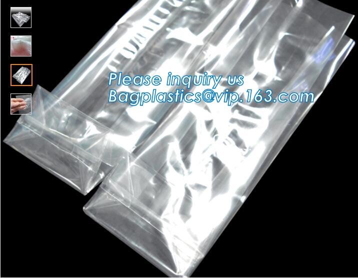 Transparent bopp/opp square block bottom bags with side gusset,Bopp Block Square Bottom Bag,Clear Square Bottom Bags,Can