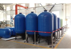 Top open 2.5 NPSM FRP Pressure Tanks for reverse osmosis water treatment