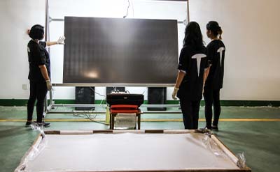 Aluminum Alloy Projector Mounting Brackets Touch Control Adjustable Height Projector Mount