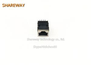 Buy cheap Single Port RJ45 Magnetic Jack HR911105A 10 / 100 / 1000Baase With Module / LED product