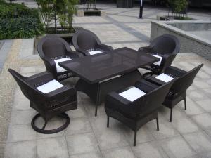 China Dining Room Black Chair Set , Beach / Pool / Bar Furniture Sets on sale