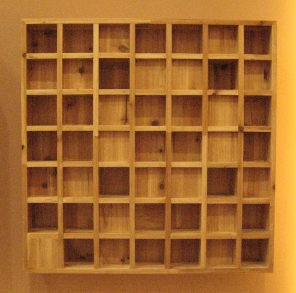Quality Square / Cubic Pattern Ceiling Acoustic Diffuser / Wood Diffuser Panel for sale