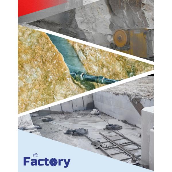Rubber Spring Diamond Wire Saw for High Production Granite Marble Quarrying Mining