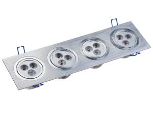 China 12pcs 1W Aluminum, zinc metal alloy led ceiling light fixture 45° Beam Angle for bathroom on sale