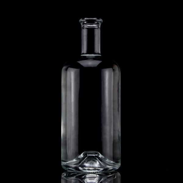 Quality Glass Bottle For Liquor 750ml Capacity Acid Etch Surface Glass Material for sale