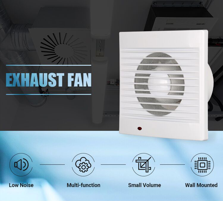 Weatherproof Two Speed Standard Mixed Flow Inline Duct Fan for HVAC System in White Color