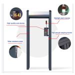 Infrared Body Checking Walk Through Temperature Scanner Single Line Of Lcd