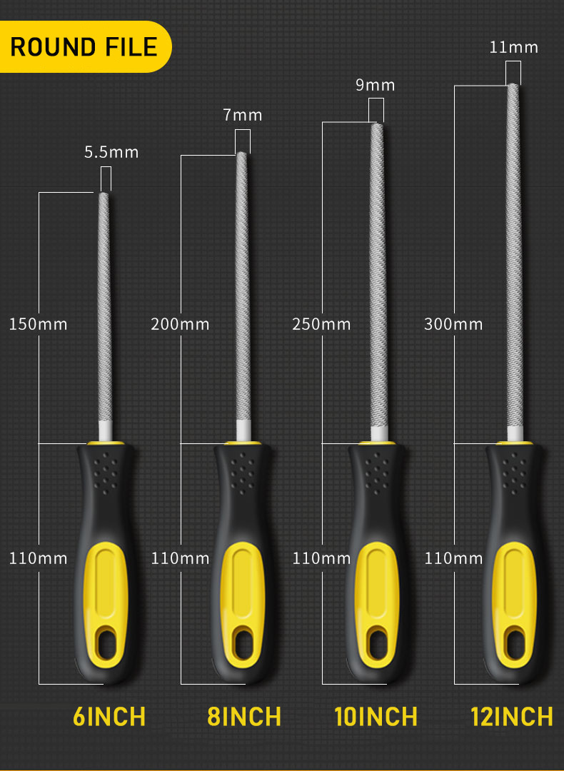 Types of Hand Files Triangular Steel Files