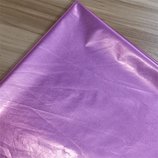 Quality Pongee PU Breathable Softshell 75dX75d Shiny Polyester for sale