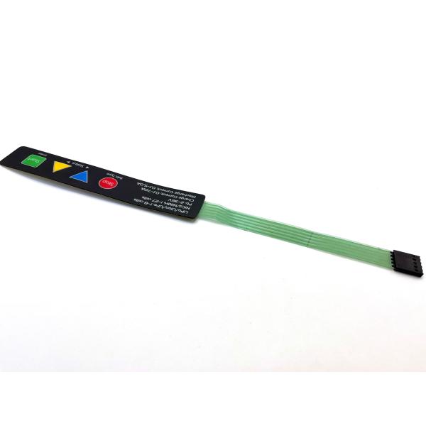 Customizable Embossing Rubber Membrane Keypad 3M Adhesive