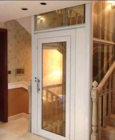Quality 1.75m/s 630KG Small Residential Elevator VVVF Controlled In Home Elevator Lift for sale