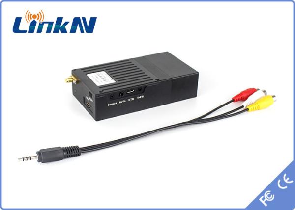 Quality Police Investigation Mini Video Transmiter 1W COFDM Low Latency H.264 Codec High Security AES256 Encryption for sale