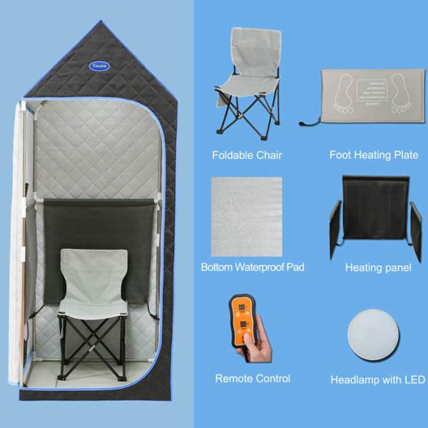 Quality Fabric Portable Infrared Sauna Tent , Foldable Sauna Tent for sale