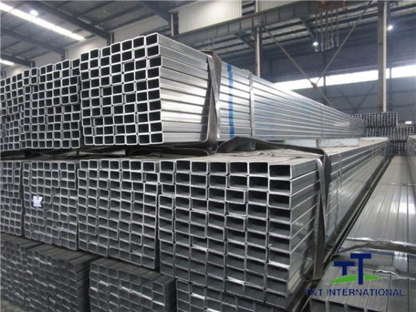 Quality Electronic Resistance Weld Rectangular Hollow Tube , Cold Rolled Rectangular Tubing for sale
